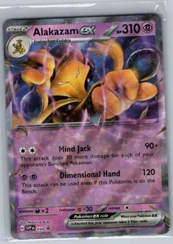 Alakazam ex SVP 050 SV: Scarlet & Violet Promo Cards - Pokemon Card - NM - Image 1