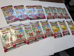 POKEMON TCG! 16x SV Paldea Evolved FUN Pack BOOSTER PACK SEALED BRAND NEW - Image 1