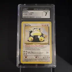 Pokemon Snorlax 27/64 Jungle Rare Basic Regular 90HP CGC 7 - Image 1