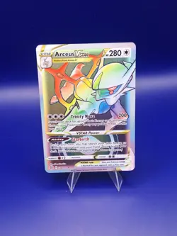 Pokemon TCG Arceus VSTAR NM 176/172 Brilliant Stars Secret Rare Full Art Holo - Image 1