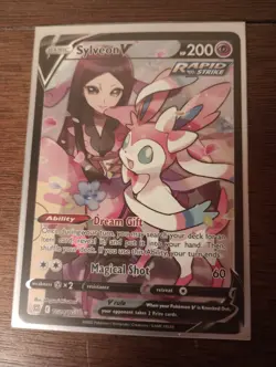 Pokemon Sylveon V Trainer Gallery Brilliant Stars TG14/TG30 Great Condition - Image 1