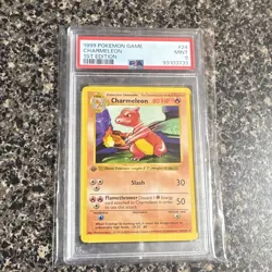 PSA 9 Charmeleon 1st Edition 24/102 1999 Pokemon Game Base Set Shadowless - Image 1