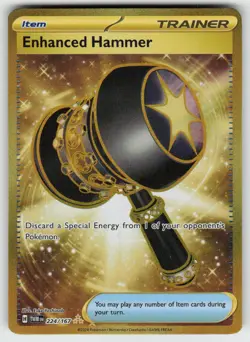 Enhanced Hammer 224/167 Hyper Rare Twilight Masquerade Pokemon Holo Near Mint - Image 1