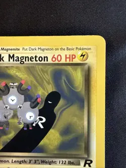 Dark Magneton 28/82 Team Rocket Pokemon Vintage LP - Image 4