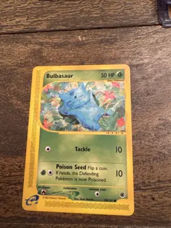 Pokemon TCG Bulbasaur 94/165 Expedition Reverse Holo Common 50HP - Image 1