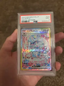 Pokemon TCG SV8a Terastal Fest ex Sylveon ex 212/187 SAR JP Holo PSA 9 - Image 1