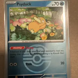 Psyduck Reverse Love Ball Pattern 032/193 Pokemon Mega Dream Japanese NM - Image 3