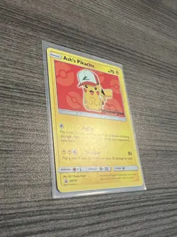 Pokemon TCG - Ash's Pikachu SM109 Black Star Promo I Choose You Pokemon 2017 - Image 2
