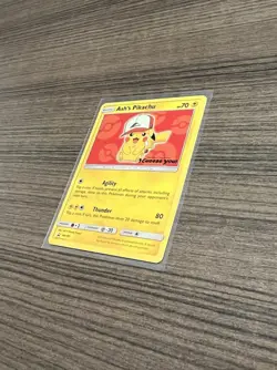 Pokemon TCG - Ash's Pikachu SM109 Black Star Promo I Choose You Pokemon 2017 - Image 3