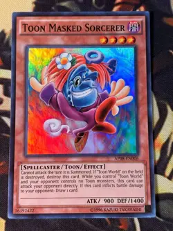Yugioh: Toon Masked Sorcerer - AP08-EN006 - Super Rare - Unlimited - NM - Image 1