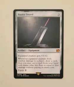 Buster Sword - Final Fantasy - Mythic Rare - NM - Equipment - MTG - Image 1