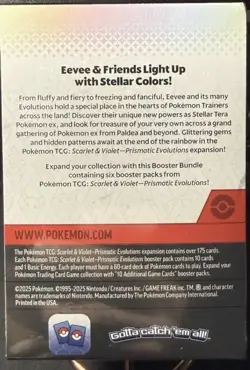 Prismatic Evolutions Booster Bundle 6 Packs Pokemon TCG, brand new and sealed ✅ - Image 2