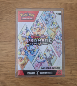 Pokemon TCG Prismatic Evolutions Booster Bundle English 2025 6 packs with case - Image 1