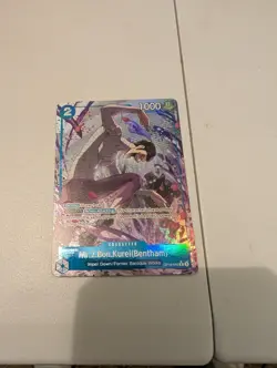 Mr.2.Bon.Kurei(Bentham) Alternate Art OP16-055 The Time of Battle FOIL One Piece - Image 1