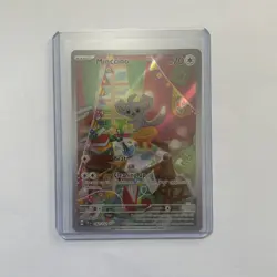 Minccino Temporal Forces Pokemon TCG Card Illustration 182/162 Rare NM Condition - Image 1