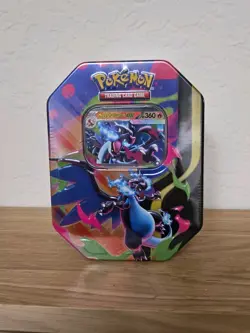 Sealed Pokemon TCG Mega Charizard Tin (Mega Charizard X) 2026 - Image 1
