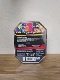Sealed Pokemon TCG Mega Charizard Tin (Mega Charizard X) 2026 - Image 2