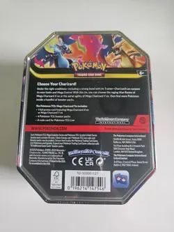Pokemon TCG: Mega Charizard x EX Tin | BRAND NEW FACTORY SEALED - Image 2