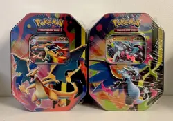 Pokemon TCG Mega Charizard X & Y Ex Tin Brand New & Sealed - Image 1