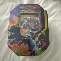 POKEMON TCG MEGA CHARIZARD X EX TIN NEW FACTORY SEALED FAST SHIPPING! - Image 1