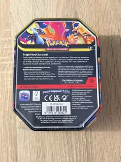 Pokemon Tin Mega Charizard X Ex 2026 Sealed Ita Collection - Image 3