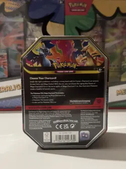 Pokemon TCG: Mega Charizard x EX Tin | BRAND NEW FACTORY SEALED | FAST POSTAGE - Image 2
