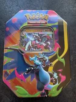 Mega Charizard X Ex Tin Pokemon TCG New And Sealed! - Image 1