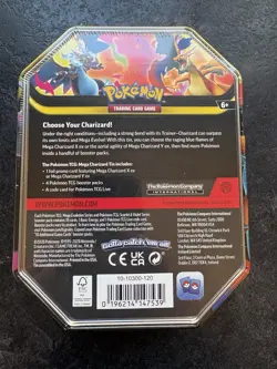 Mega Charizard X Ex Tin Pokemon TCG New And Sealed! - Image 3
