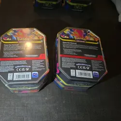 Pokemon - Mega Charizard ex Tin X and Y Phantasmal Flames - New & Sealed x2 - Image 4