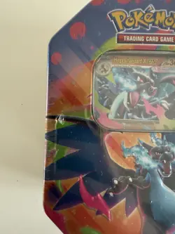 Pokemon TCG Mega Charizard X & Y Mega Evolution Tin Set - 2 Tins -New & Sealed - Image 2