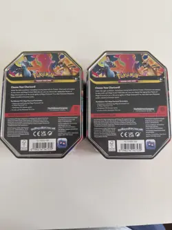 Pokemon TCG Mega Charizard X & Y Mega Evolution Tin Set - 2 Tins -New & Sealed - Image 5
