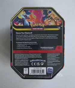 Pokemon TCG Mega Charizard X EX Tin Brand New & Factory Sealed ✨ - Image 2
