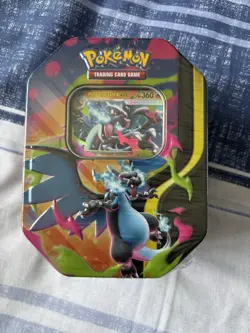 Pokemon TCG Mega Charizard X EX Tin - Brand New and Factory Sealed - Image 1