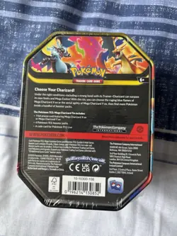 Pokemon TCG Mega Charizard X EX Tin - Brand New and Factory Sealed - Image 3