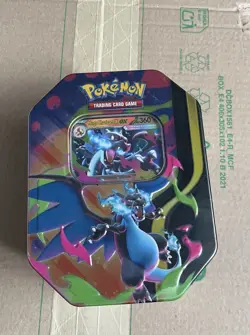Pokemon TCG Mega Charizard X EX Tin - Brand New and Factory Sealed - Image 1