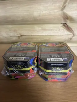 Pokemon TCG: Mega Charizard ex Tin x 2 (One of each X + Y) - Sealed ✅ - Image 1