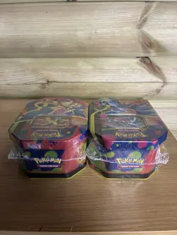 Pokemon TCG: Mega Charizard ex Tin x 2 (One of each X + Y) - Sealed ✅ - Image 3