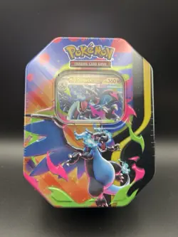 Pokemon Mega Charizard X EX Tin New Sealed - Image 1