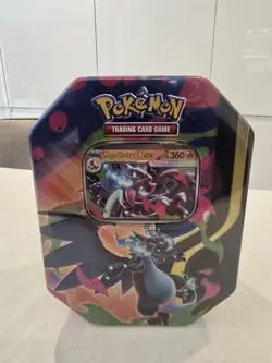 Pokemon TCG Mega Charizard X EX Tin ✅ Factory Sealed ✅ 4 Booster Packs - Image 1