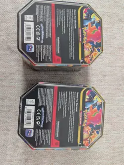 Pokemon TCG: Mega Charizard ex Tin x 2 (One of each X + Y) - Sealed - Image 3