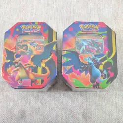 Pokemon TCG: Mega Charizard ex Tin x 2 (One of each X + Y) - Sealed - Image 4