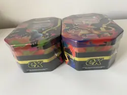 Pokemon TCG Mega Charizard ex Tin Set of 2 Sealed X & Y - Image 2