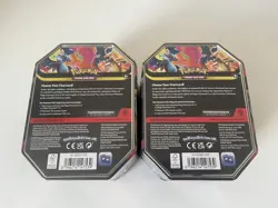 Pokemon TCG Mega Charizard ex Tin Set of 2 Sealed X & Y - Image 3