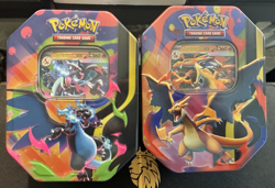 Pokemon TCG: Mega Charizard ex Tin x2 (X + Y) - Sealed - Image 1