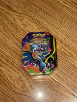 Pokemon TCG Mega Charizard Tin Charizard X EX Collectors Tin SEALED - Image 1