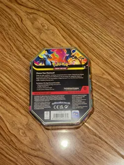 Pokemon TCG Mega Charizard Tin Charizard X EX Collectors Tin SEALED - Image 2
