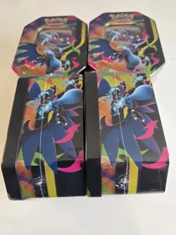 Pokemon Mega Charizard X Tin - Lot Of 4 New Sealed - Image 3