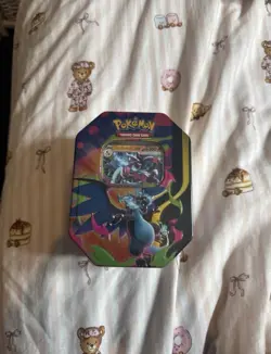 Pokemon TCG Mega Charizard X Tin New & Sealed - Image 1