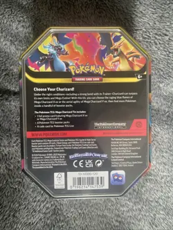 Pokemon Mega Charizard X Ex Tin Factory Sealed Brand New - Image 2