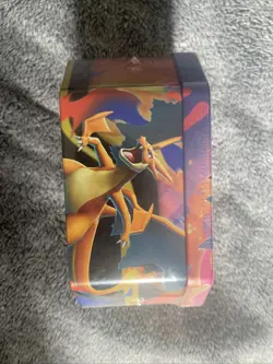 Pokemon Mega Charizard X Ex Tin Factory Sealed Brand New - Image 3